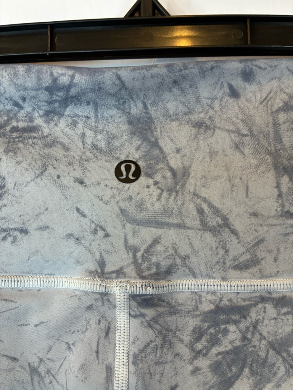 Lululemon Wunder Under High Rise Leggings Gray Marble Print Size Approx M (29”) - Picture 4 of 8